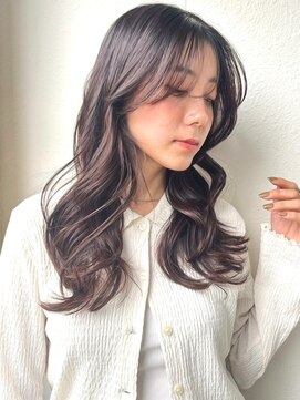 カバーヘア ブリス 川口(COVER HAIR bliss) 透明感◎くびれレイヤーカット×ミックス巻き韓国風p川口