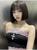お洒落なレイヤーカット韓国ボブレイヤーボブ渋谷タッセルボブ