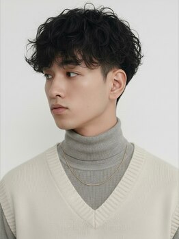 リベイル(LIVEIL)の写真/セット楽々メンズパーマでイメチェン！ダメージレスなケアパーマで簡単スタイリング☆新しい自分に出会おう