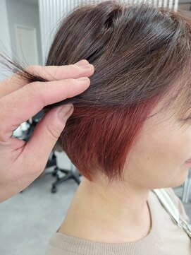 アクシス 仙台愛子店(AXIS) 《AXIS》ショート×インナーカラー