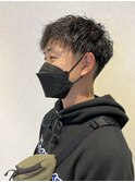 メンズツイストパーマ『髪質改善オージュアサロン/イルミ