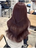 上品可愛い◇韓国くびれヘアラベンダーピンク