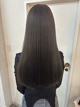 パークヘア 天神大名(parc hair) 暗めのオリーブグレージュ