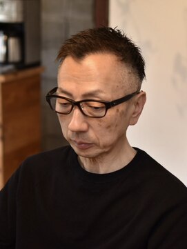 リム メンズヘア(LIM men's hair) 渋髪フェード大人ショート【倉敷のメンズカット特化美容院】