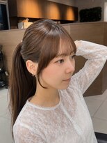 アッシュ 吉祥寺店(Ash)&nbsp;韓国風くびれヘア×小顔顔周りレイヤー