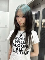 ベレーザシェルト(Beleza scelto)&nbsp;20285_ミントベージュハイトーンルーツカラーハッシュカット