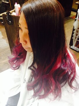 ユートピア(U topia) ピンクバイオレットミックスグラデーションカラー