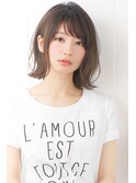 『rue京都』黒髪暗髪ブルージュ小顔前下がり切りっぱなしボブ☆
