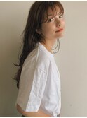 【高遠 翔馬】抜け感ロング×コテ巻き風パーマ