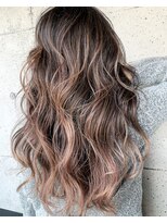 バーチョ(bacio)&nbsp;カッパーブロンドバレイヤージュ【Insta→bacio_ozawa】