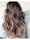 カッパーブロンドバレイヤージュ【Insta→bacio_ozawa】