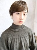 【December】マニッシュショート ことりベージュ 大人ショート♪