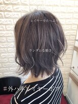 ピリカヘアデザイン(pirica hair design) 切りっぱなしボブ×ニュアンス巻き★