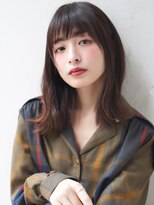 クロードモネエイチツーオーアヴェダ 東京駅ビルTOKIA(CLAUDEmonet H2O AVEDA)&nbsp;マロンベージュ/Aラインボブ/かきあげ[東京/東京駅丸の内]