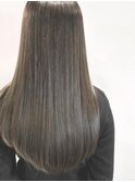 Apiuz Hair 暗髪透明感カラー!アッシュグレージュ