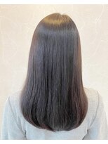 ジーナ 船橋(Zina)&nbsp;オトナ女子ツヤ髪アッシュカラーふんわりミディシースルーバング