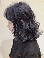 アーサス ヘアー デザイン 上野店(Ursus hair Design by HEADLIGHT) シルバーアッシュ×ミディアムウェーブ