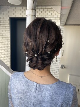 フェリーチェ(Felice) シニヨン 結婚式 列席 ヘアセット ヘアアレンジ