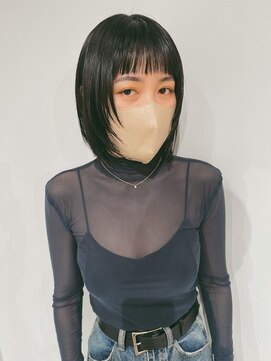 ブランコ 名古屋栄(BLANCO) ボブウルフ　顔周りレイヤー