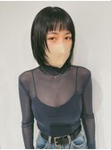 ボブウルフ 顔周りレイヤー
