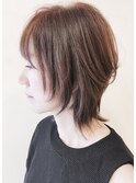 【morio成増/一戸】アシンメトリーウルフミディ