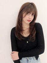 ヘアラウンジ ビーチ 青山 外苑前(hair lounge BEACH) ブリーチなしカラーやわらかベージュレイヤーカット