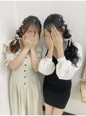 サイド編み下ろし