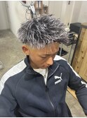 【TAKASHI】ツイストホワイトメッシュ