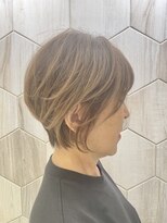 ビューティドレッセヤマノ 池袋パルコ(Beauty Dresse YAMANO)&nbsp;【白髪ぼかし】30代40代50代60代/ショートボブ/白髪染め