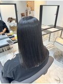 20代30代40代 髪質改善 ミディアムレイヤー ココアブラウン