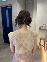 イミ(imi) ヒツジヘア/ツインお団子/ヘアアレンジ/ヘアセット/お呼ばれヘア