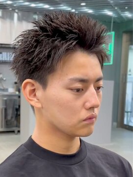 エルマーク 枚方(L-MARK) スパイキーショートザクザクショートアップバングツーブロック