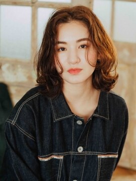 エーバイフー 江坂店(A BY WHO) A BY WHO 江坂/ゆるふわミディアム/透明感カラー