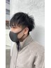 【メンズ限定】カット+スパイラルパーマ+Marbbマイクロバブル￥11000