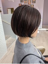 チョコ(CHOCO)&nbsp;艶感ナチュラルショートボブ