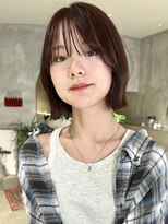 ハウ 心斎橋(how)&nbsp;大人可愛い韓国ボブピンクラベンダーベージュワインレッド