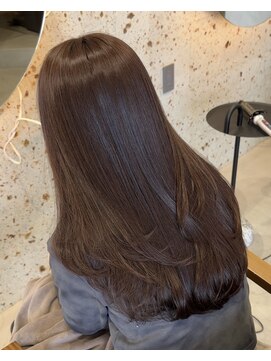 ティム(tim) ブリーチなし/ミルクブラウン/レイヤーカット/レイヤー/ブラウン