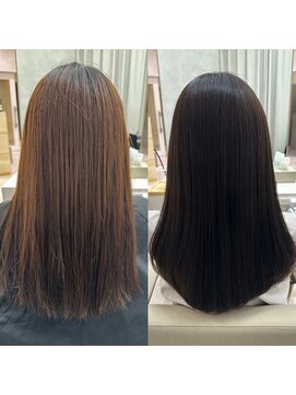 シンズ 銀座(sins) うねり癖やパヤパヤ癖はsinsストレートで解消[30代40代50代60代]