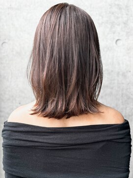 エインアンリー 表参道(AIN.ANLY.) 4ミニボブ鎖骨ミディアムボブかきあげボブウルフボブパーマ小顔