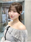 韓国ヘア ワンホンヘア くびれヘア レイヤーカット