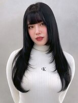 オニキス(ONYX)&nbsp;C86髪質改善トリートメント韓国レイヤーカットブルーブラック