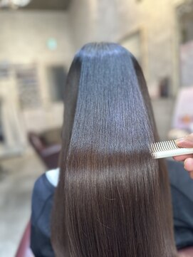 完全個室×髪質改善特化 Reeve吉祥寺 【レーヴェ】 赤みを抑えたグレージュカラー×Reeve髪質改善【Reeve 吉祥寺】