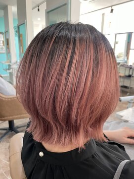 ヘアーディア みどり店(Hair...DiA) グラデーションカラーピンク