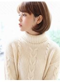 【30代40代50代】大人ひし形耳掛けボブ