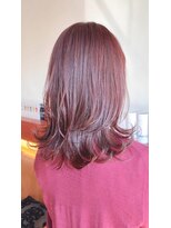 チル アウト ヘア ロジック(chill out hair Logic)&nbsp;デジタルパーマ×ミディアムピンク