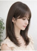 デザインレイヤー透明感グレージュトレンドカラーイメチェン