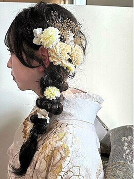 ランガリ ヘアアンドスパ(Rangali Hair&Spa) サイド編みおろし