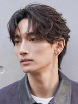レタッチバイフィフス(RETOUCH by fifth) 原宿メンズパーマルーズパーマシャドウパーマセンターパート緩め