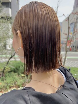 オーガニック アトリエ 大宮(organic+atelier) 結べるボブ/ブリーチなしカラー/くびれボブ/大人ボブ/夏