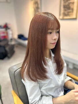 凪の旅先 顔まわりレイヤースタイル